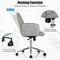 Costway Hollow Mid Back Leisure Office Chair Adjustable Task Chair w/Armrest